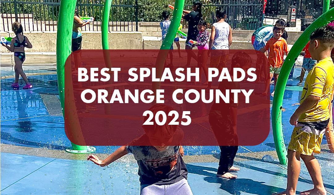 Children playing at a splash pad in Orange County – Best splash pads for kids in 2025